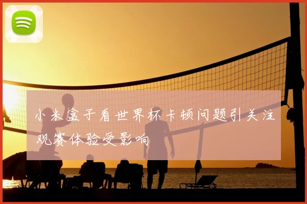 小米盒子看世界杯卡顿问题引关注 观赛体验受影响