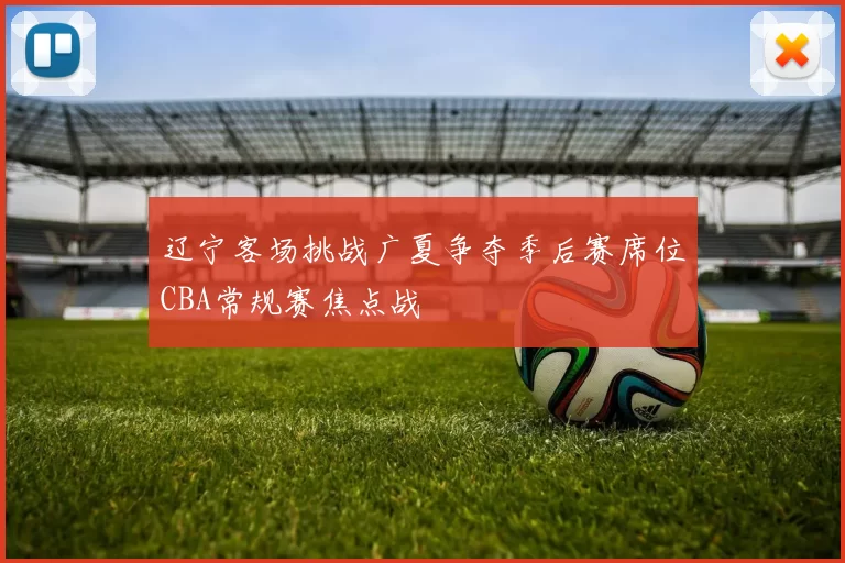 辽宁客场挑战广夏争夺季后赛席位CBA常规赛焦点战