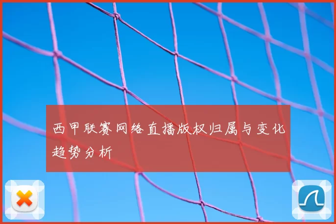 西甲联赛网络直播版权归属与变化趋势分析