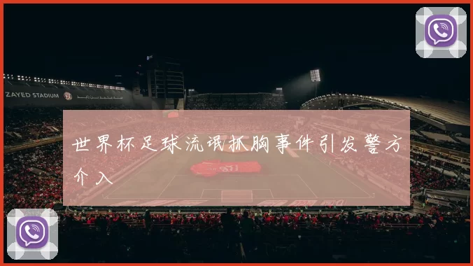 世界杯足球流氓抓胸事件引发警方介入